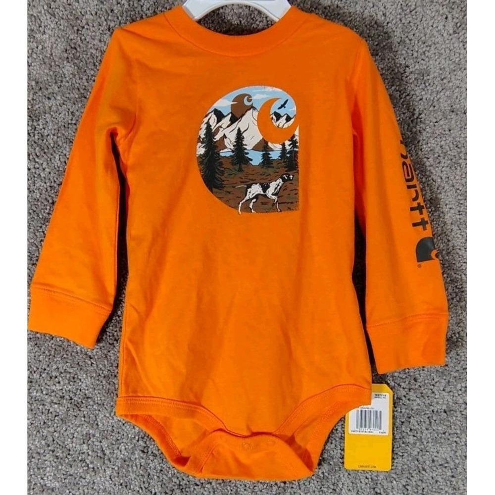 Carhartt Orange Bodysuit 9m